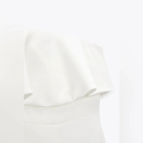 NWT ZARA STRAIGHT NECK CAPE JUMPSUIT - Picture 8 of 8